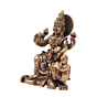 Mini Brass Gaj Lakshmi Idol for Home Temple, Vastu & Gift BH12440
