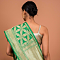 Nasreen Handwoven Banarasi Saree in Green