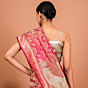 Shikargah Tanchhoi Handwoven Banarasi Silk Saree in Regal Red