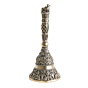 Brass Pooja Bell | Handcrafted Brass Ghanti for Temple & Home Mandir, BH11879