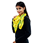 Eri Silk Printed Scarf | Yellow | 1.1 meter
