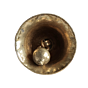 Brass Pooja Bell | Handcrafted Brass Ghanti for Temple & Home Mandir, BH11879