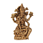 Mini Brass Goddess Lakshmi Statue for Home Temple, Office Desk, Gift & Diwali Decoration BH12016