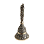 Brass Pooja Bell | Handcrafted Brass Ghanti for Temple & Home Mandir, BH11879