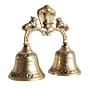 Brass Pooja Bell | Heavy Brass Ghanti for Temple, Aarti & Home Mandir BH11865