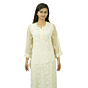White Chikankari Kurti 