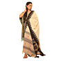Authentic Kotpad Cotton Dupatta | Beige & Brown with Tribal Motifs | Handwoven Odisha