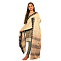 Authentic Kotpad Cotton Dupatta | Beige & Brown with Tribal Motifs | Handwoven Odisha