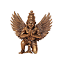 Brass Garuda Idol for Pooja & Home Temple Decorative Garuda Statue for Mandir, Office Desk & Spiritual Decor KBH11867