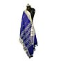 Authentic Kotpad Handloom Cotton Dupatta | Natural Dyed Tribal Weave | Indigo Blue Dupatta with White Traditional Motifs | Handwoven by Koraput Artisans