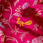 Shikargah Handwoven Banarasi Silk Magenta Saree