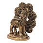 Brass Kamdhenu Cow Idol for Home Temple, Vastu & Gift BH12447
