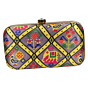 Block-Print Clutch for Women