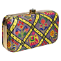 Block-Print Clutch for Women