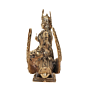 Goddess Brahmani Maa Brass Murti for Home Temple, Puja & Spiritual Decor BH11944