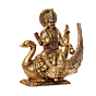 Brass Brahmani Maa Idol for Pooja & Home Temple BH11910