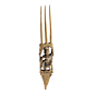 Brass Hair Pin | Traditional Brass Juda Pin for Women Hair Styling, BH11841