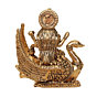 Brass Brahmani Maa Idol for Pooja & Home Temple BH11910