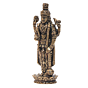 Mini Brass Vishnu Idol for Home Temple, Office & Gift, BH12393