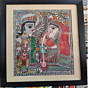 Handcrafted Madhubani painting 
