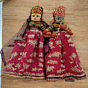 Handmade Kathputli- Radha Kishan pairs, zari & gota patti work