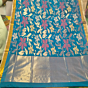 Handmade Jamdani Work Saree I Blue 