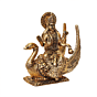 Brass Brahmani Maa Idol for Pooja & Home Temple BH11910
