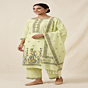 Handcrafted Cotton Suit Set| Yellow