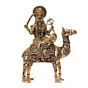 Goddess Dasha Maa Brass Murti for Home Temple, Puja & Spiritual Decor BH11984