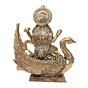 Goddess Brahmani Maa Brass Murti for Home Temple, Puja & Spiritual Decor BH11944