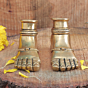 Brass Vishnu Charan paduka KBH11467
