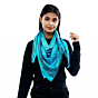 Eri Silk Printed Scarf | Sky Blue | 1.1 meter