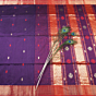 Handloom Maheshwari Reach Padar Saree