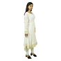 Viscose White  Design Frock 