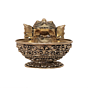 Brass Diya Oil Lamp for Pooja Traditional Brass Divi Deepak BH11264
