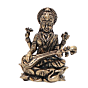  Brass Saraswati Maa Small Murti for Study Table, Home Temple & Gift, BH12376