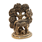 Brass Kamdhenu Cow Idol for Home Temple, Vastu & Gift BH12447