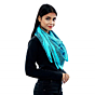 Eri Silk Printed Scarf | Sky Blue | 1.1 meter