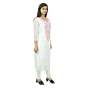 Net Fabric Chikankari Kurti 