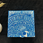 Blue Color Fish Painting Jewelley Box