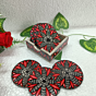 Meen Flower Painting Coaster