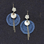 Crochet Shell Dangler Earrings | Indigo