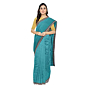 Tasar Dobby Silk  Saree | Sky Blue 