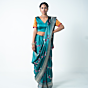 Mohini  Turquoise Banarasi Saree for Women