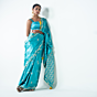 Leher Blue Banarasi Saree for Women
