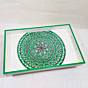 Green Rangoli Painting Tray