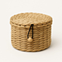 Water Hyacinth  Round storage box 