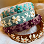 Hand Embroidered hairbands