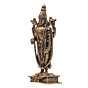  Brass Tirupati Balaji Idol for Home Temple & Gift, BH12386