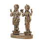Brass Vishnu Lakshmi Standing Idol  Goddess Lakshmi & Lord Vishnu Brass Murti for Home Temple & Puja BH11981
